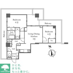 リバーシティ21新川の物件間取画像